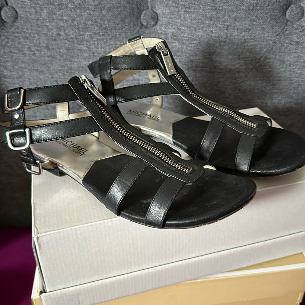 MICHAEL Michael Kors strappy zip up sandals